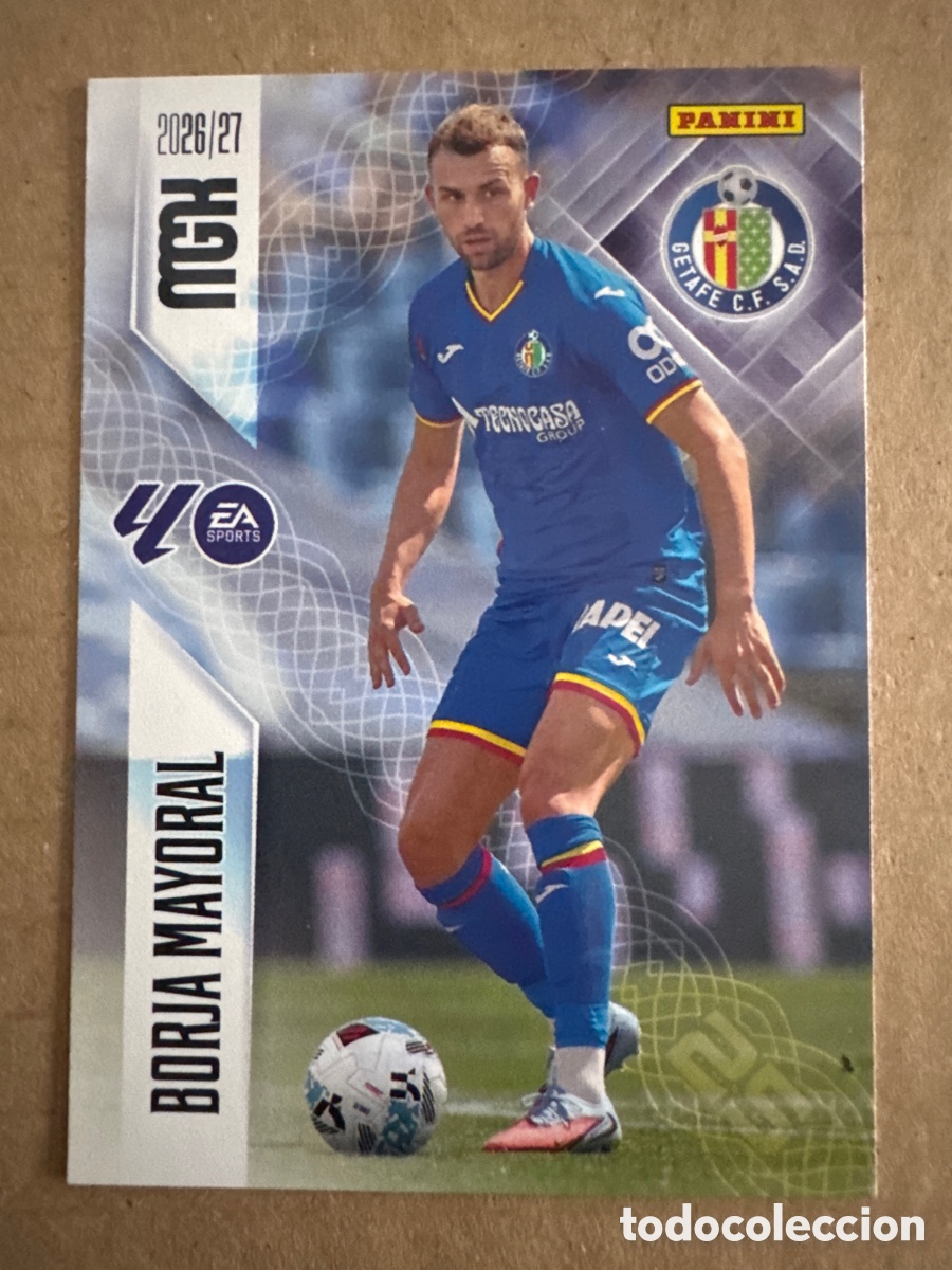 Cromos de f&uacute;tbol: # 195 Borja Mayoral Getafe Megacracks 26 27 2026 2027