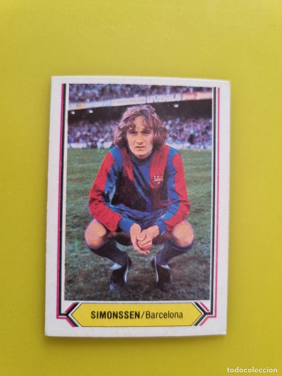 Cromos de f&uacute;tbol: LIGA ESTE 80 81 1980 1981 NUNCA PEGADO SIN PEGAR SIMONSSEN FC BARCELONA AR926