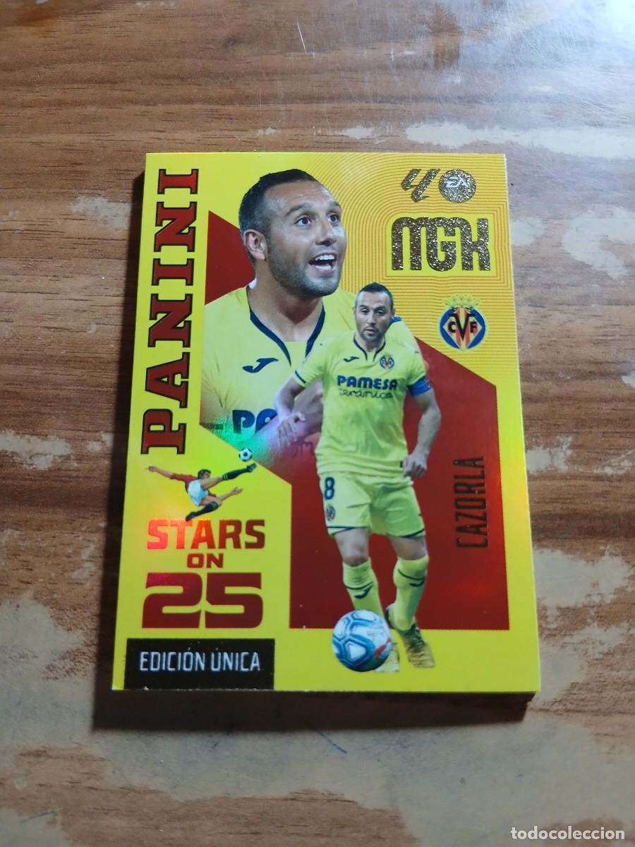 Cromos de f&uacute;tbol: CARD MEGACRACKS TEMPORADA 26/27: PANINI STARS ON 25 EDICI&Oacute;N &Uacute;NICA CAZORLA, N&deg; 438