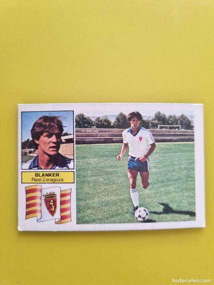 Cromos de f&uacute;tbol: LIGA ESTE 82 83 1982 1983 NUNCA PEGADO SIN PEGAR BLANKER REAL ZARAGOZA AR926