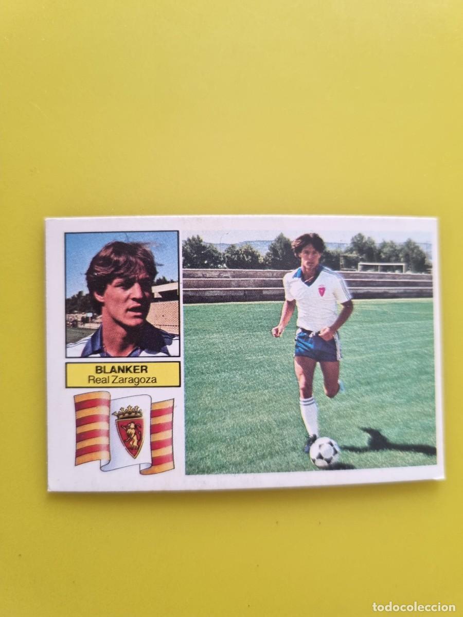 Cromos de f&uacute;tbol: LIGA ESTE 82 83 1982 1983 NUNCA PEGADO SIN PEGAR BLANKER REAL ZARAGOZA AR926