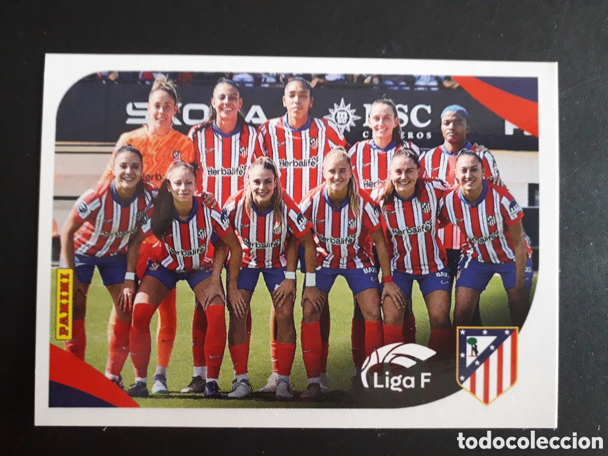 Cromos de f&uacute;tbol: EQUIPO ALINEACI&Oacute;N AT MADRID N&deg; 23 LIGA F FEMENINA 2024 2025 24 25 PANINI PEDIDO M&Iacute;NIMO 3&euro;