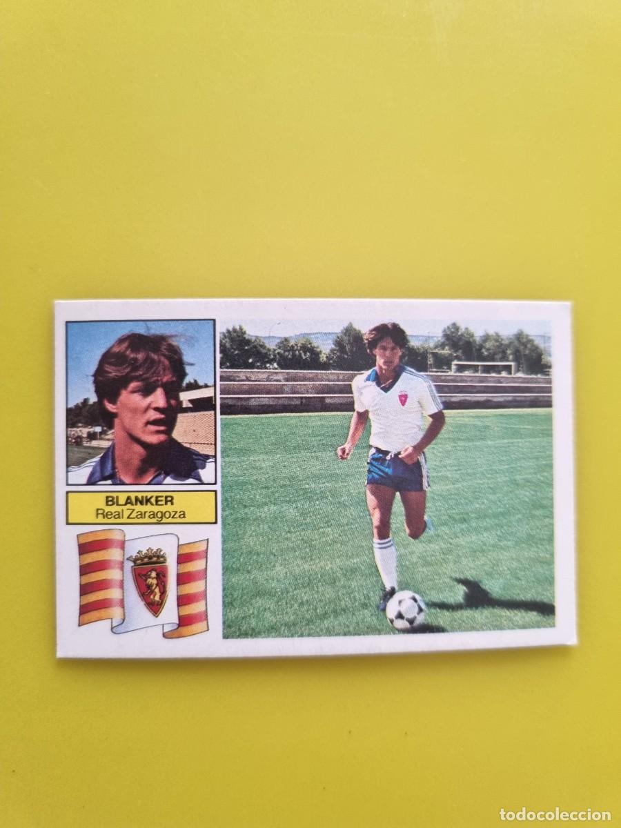 Cromos de f&uacute;tbol: LIGA ESTE 82 83 1982 1983 NUNCA PEGADO SIN PEGAR BLANKER REAL ZARAGOZA AR926