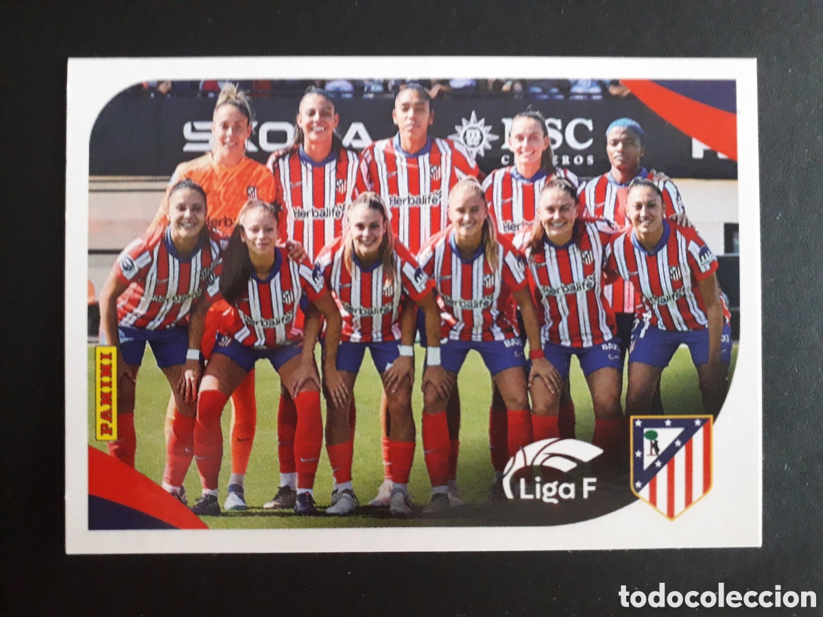 Cromos de f&uacute;tbol: EQUIPO ALINEACI&Oacute;N AT MADRID N&deg; 23 LIGA F FEMENINA 2024 2025 24 25 PANINI PEDIDO M&Iacute;NIMO 3&euro;