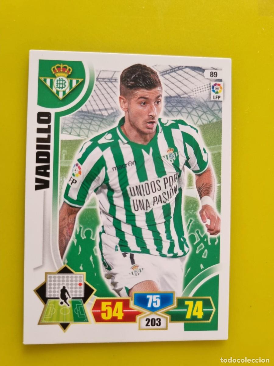 Cromos de f&uacute;tbol: PANINI ADRENALYN 13 14 2013 2014 NUNCA PEGADO SIN PEGAR VADILLO REAL BETIS 89 AR926