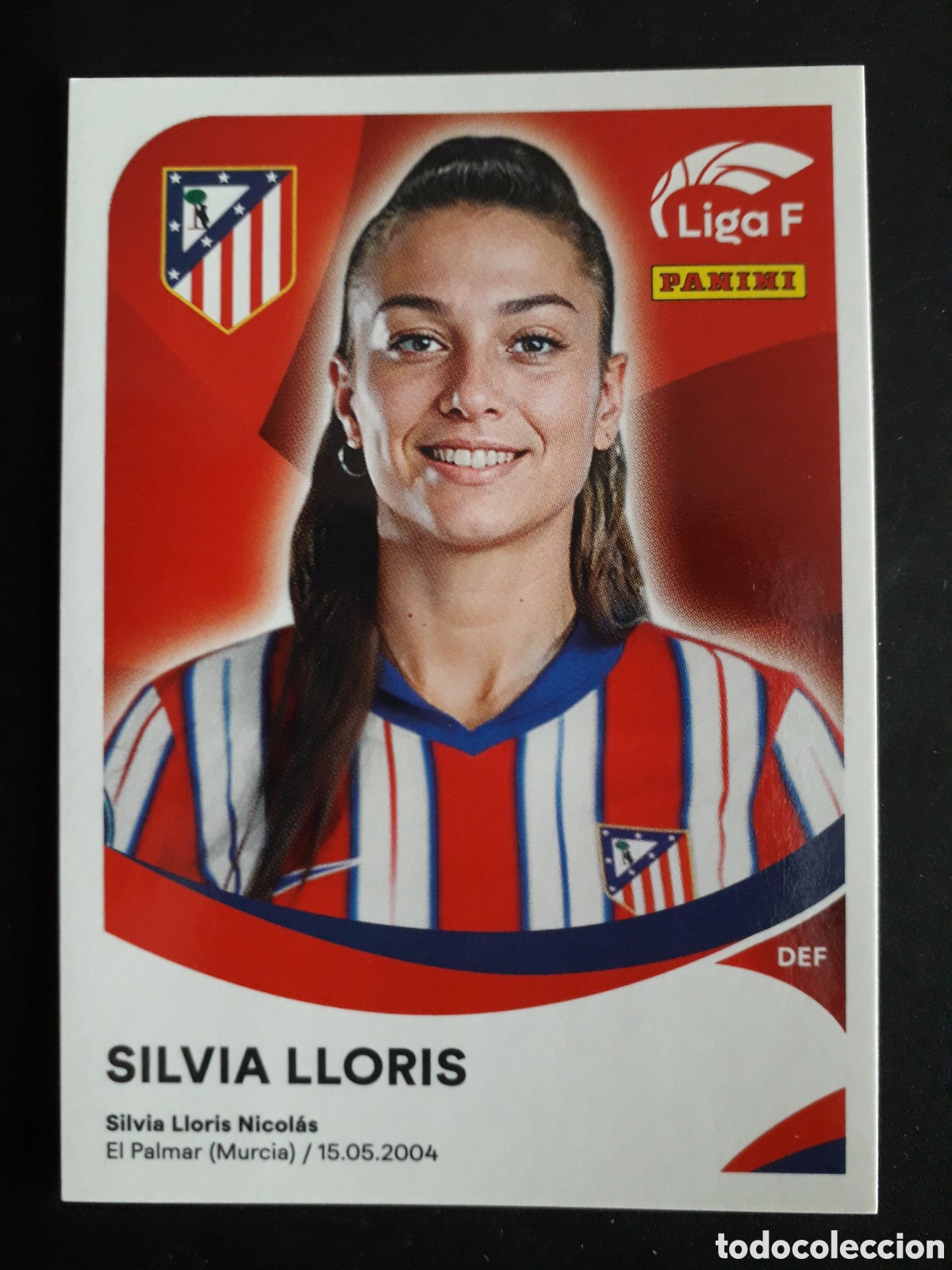 Cromos de f&uacute;tbol: SILVIA LLORIS AT MADRID N&deg; 29 LIGA F FEMENINA 2024 2025 24 25 PANINI PEDIDO M&Iacute;NIMO 3&euro;