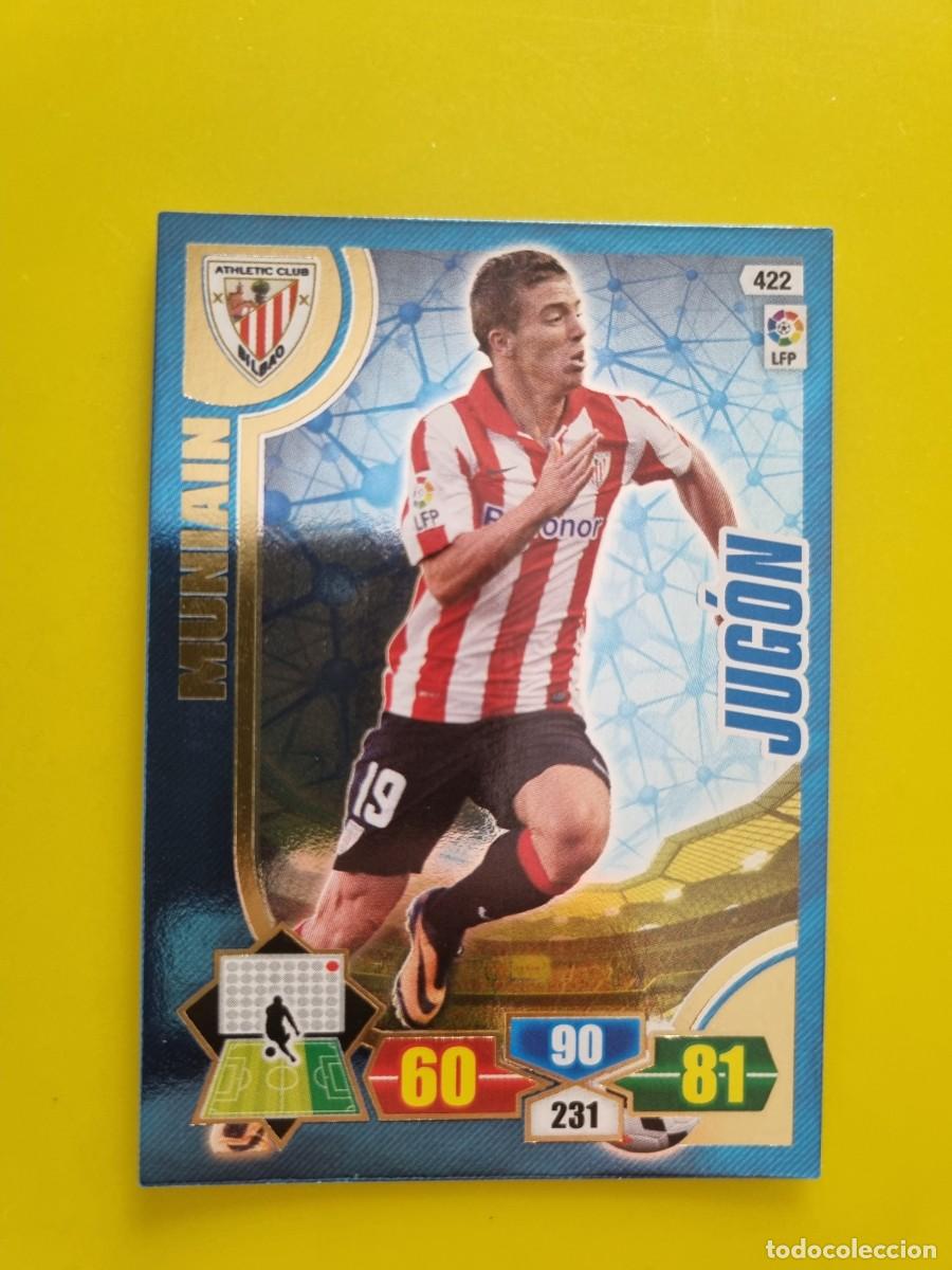 Cromos de f&uacute;tbol: PANINI ADRENALYN 13 14 2013 2014 NUNCA PEGADO SIN PEGAR MUNIAIN ATH BILBAO JUGON 422 AR926