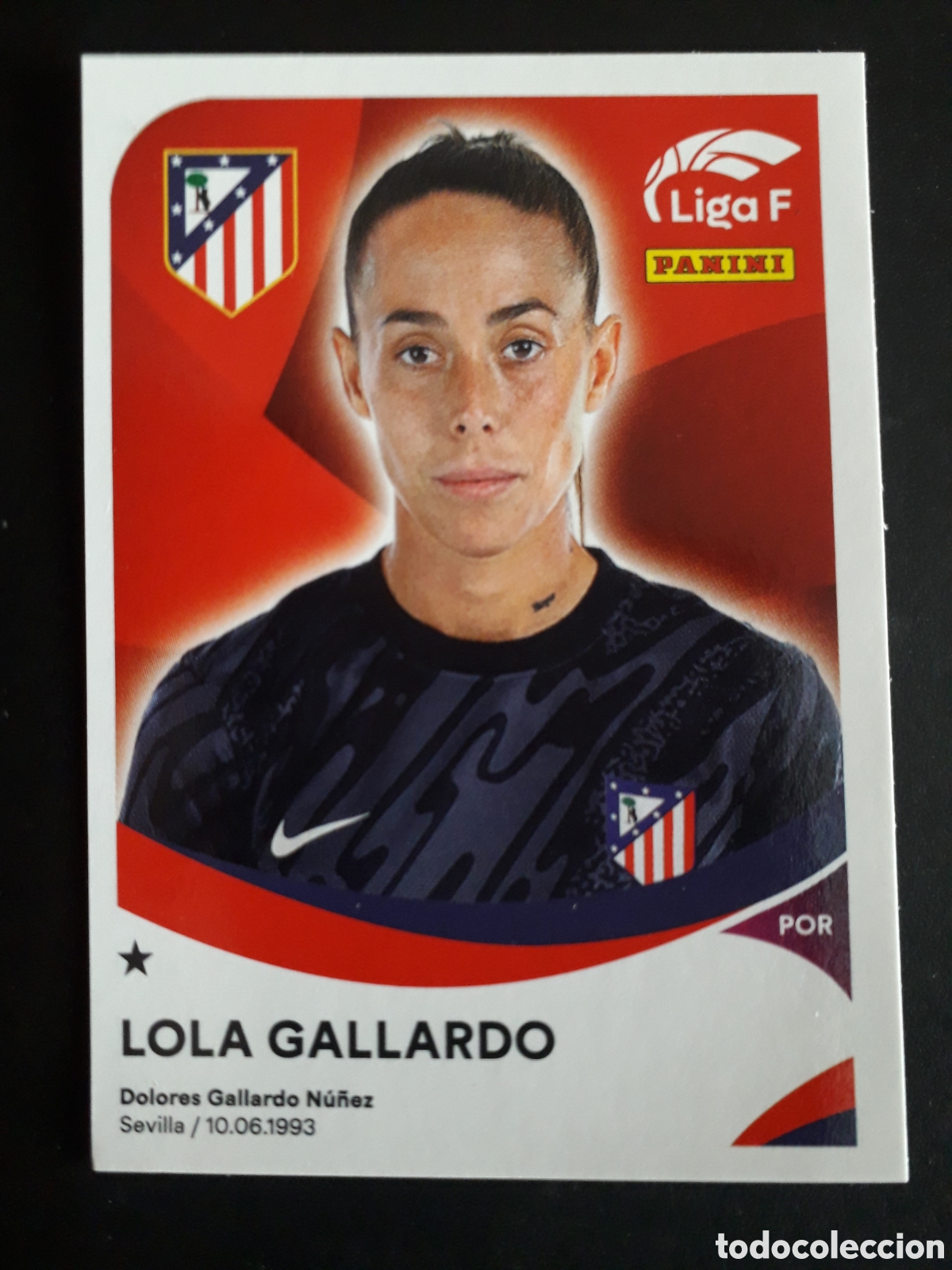 Cromos de f&uacute;tbol: LOLA GALLARDO AT MADRID N&deg; 24 LIGA F FEMENINA 2024 2025 24 25 PANINI PEDIDO M&Iacute;NIMO 3&euro;