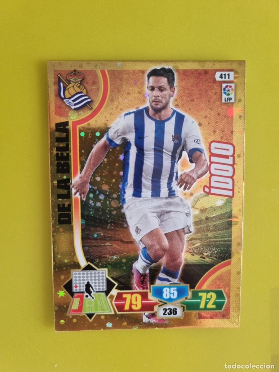Cromos de f&uacute;tbol: PANINI ADRENALYN 13 14 2013 2014 NUNCA PEGADO SIN PEGAR DE LA BELLA REAL SOCIEDAD IDOLO 411 AR926