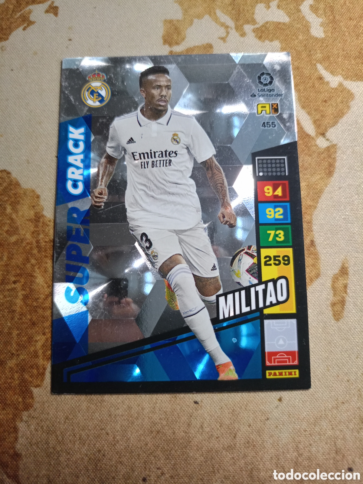 Fu&szlig;ball-Sticker: # S&uacute;per Crack 455 MILITAO Adrenalyn 2022-23