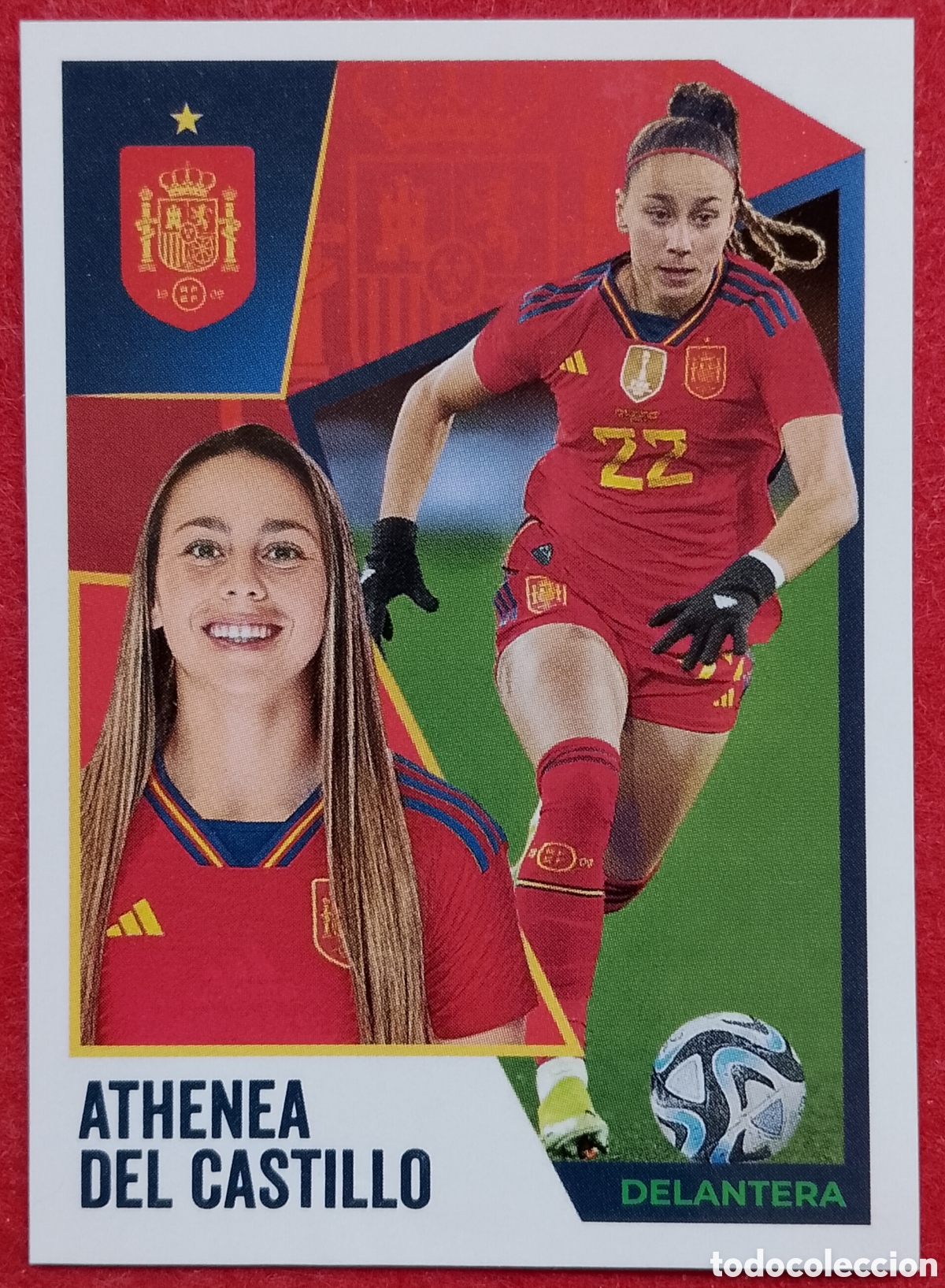 Cromos de f&uacute;tbol: Cromo n&ordm; 64 Athenea del Castillo - &iexcl;Vamos Selecci&oacute;n! 2024 Panini