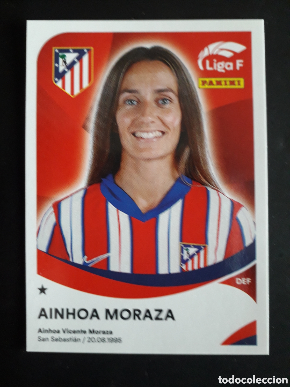 Cromos de f&uacute;tbol: AINHOA MORAZA AT MADRID N&deg; 26 LIGA F FEMENINA 2024 2025 24 25 PANINI PEDIDO M&Iacute;NIMO 3&euro;