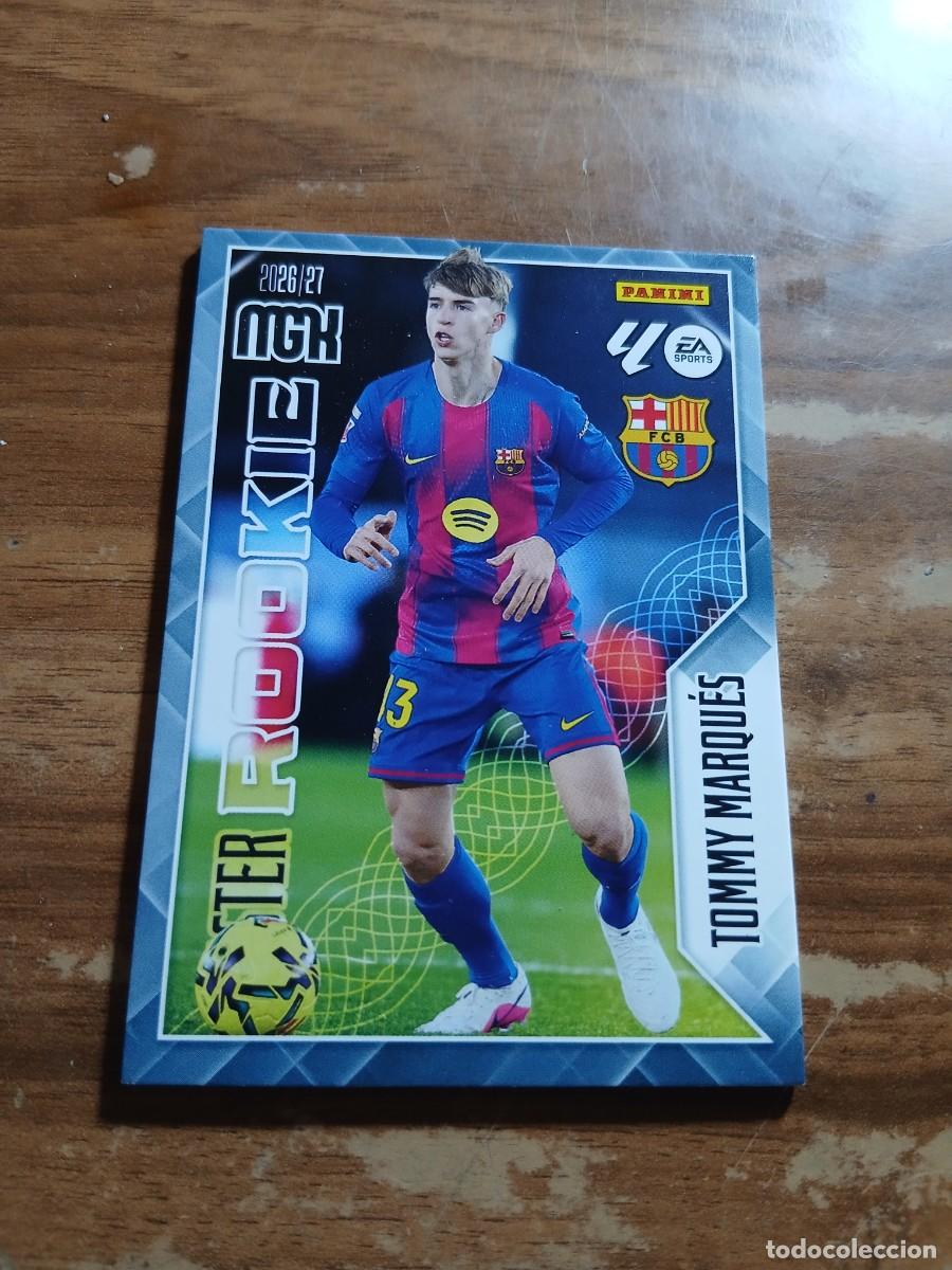 Cromos de f&uacute;tbol: CARD MEGACRACKS TEMPORADA 26/27: MASTER ROOKIE TOMMY MARQU&Eacute;S, N&deg; 420