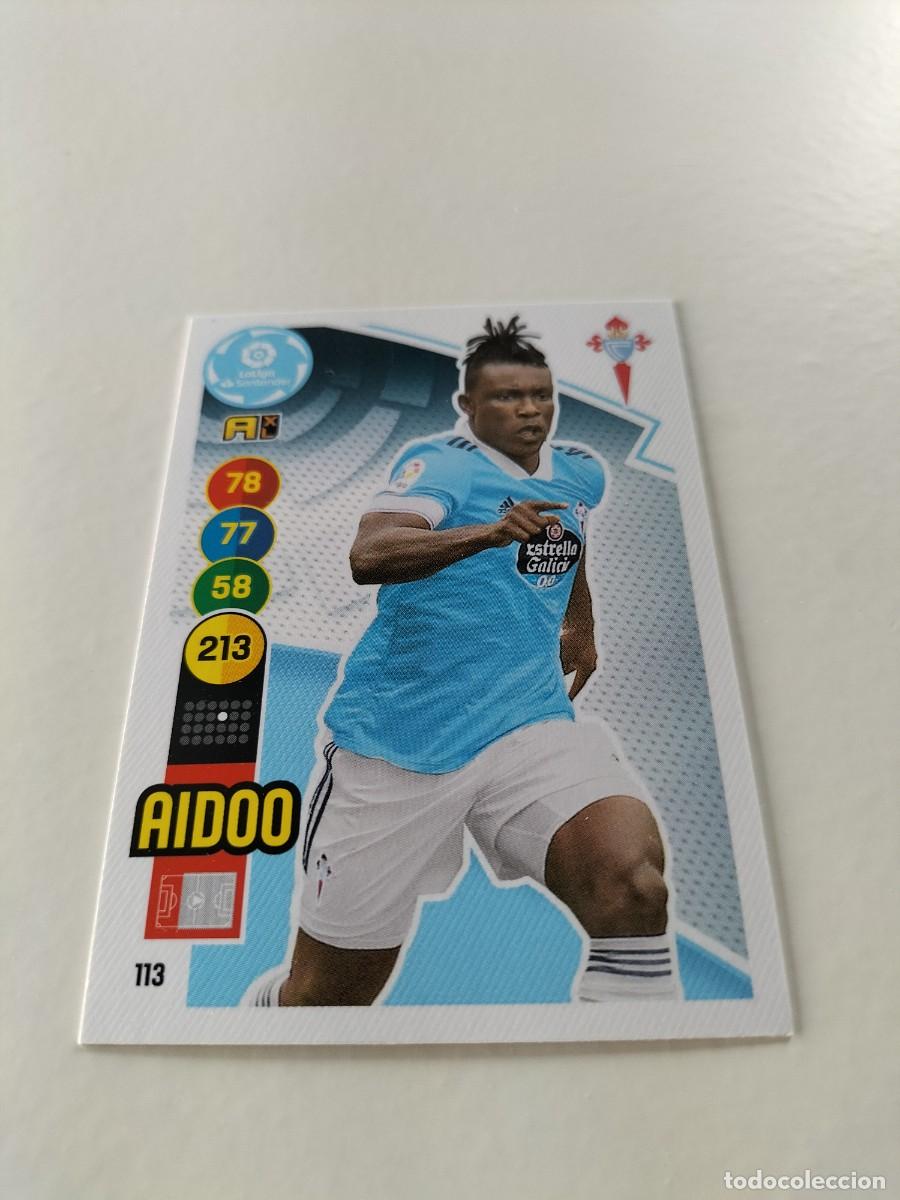 Cromos de f&uacute;tbol: 1 CROMO FICHA PANINI ADRENALYN TEMPORADA 20-21 2020-2021 R.C CELTA AIDOO 113