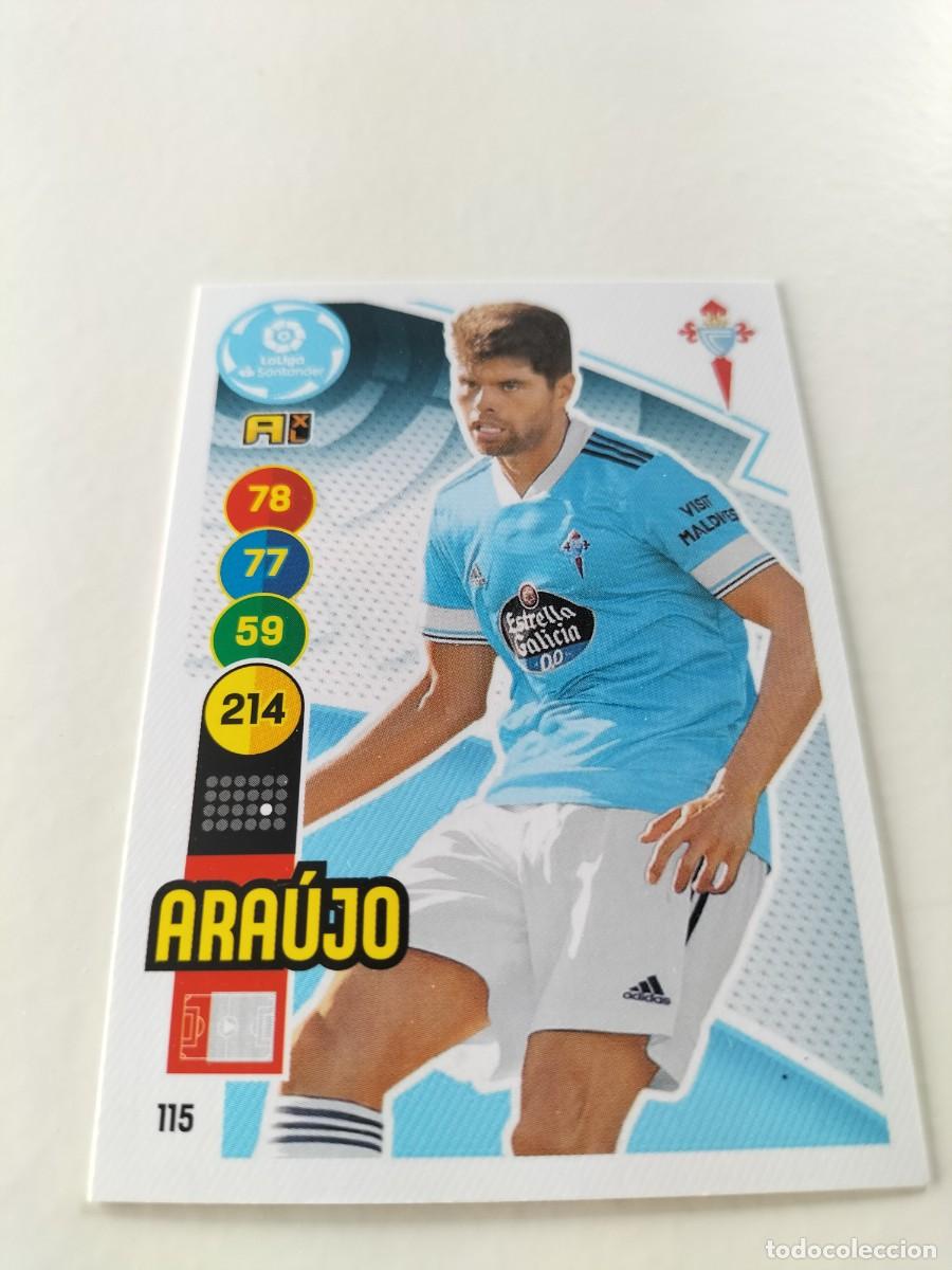 Cromos de f&uacute;tbol: 1 CROMO FICHA PANINI ADRENALYN TEMPORADA 20-21 2020-2021 R.C CELTA ARAUJO 115