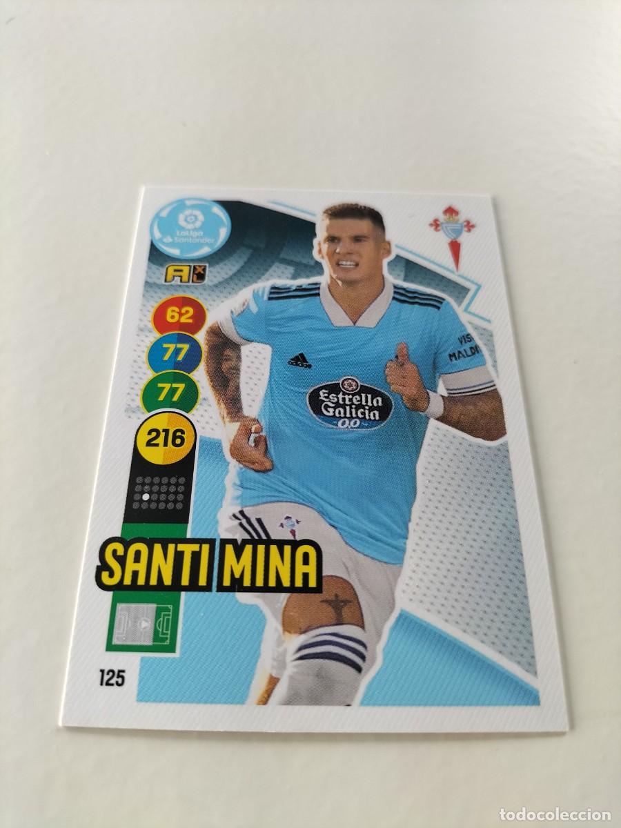 Cromos de f&uacute;tbol: 1 CROMO FICHA PANINI ADRENALYN TEMPORADA 20-21 2020-2021 R.C CELTA SANTI MINA 125