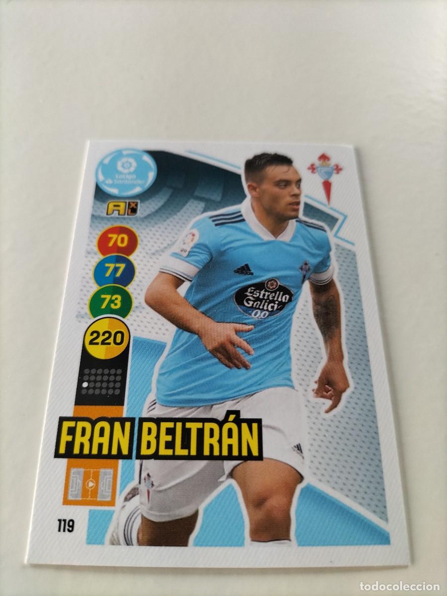 Cromos de f&uacute;tbol: 1 CROMO FICHA PANINI ADRENALYN TEMPORADA 20-21 2020-2021 R.C CELTA FRAN BELTRAN 119