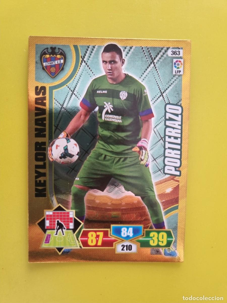 Cromos de f&uacute;tbol: PANINI ADRENALYN 13 14 2013 2014 NUNCA PEGADO SIN PEGAR KEYLOR NAVAS LEVANTE 363 AR926