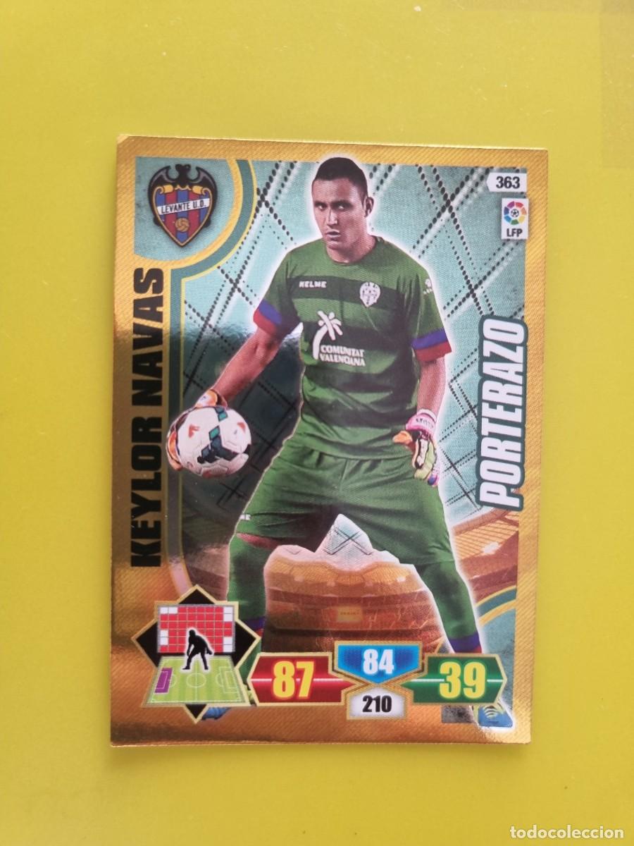 Cromos de f&uacute;tbol: PANINI ADRENALYN 13 14 2013 2014 NUNCA PEGADO SIN PEGAR KEYLOR NAVAS LEVANTE 363 AR926