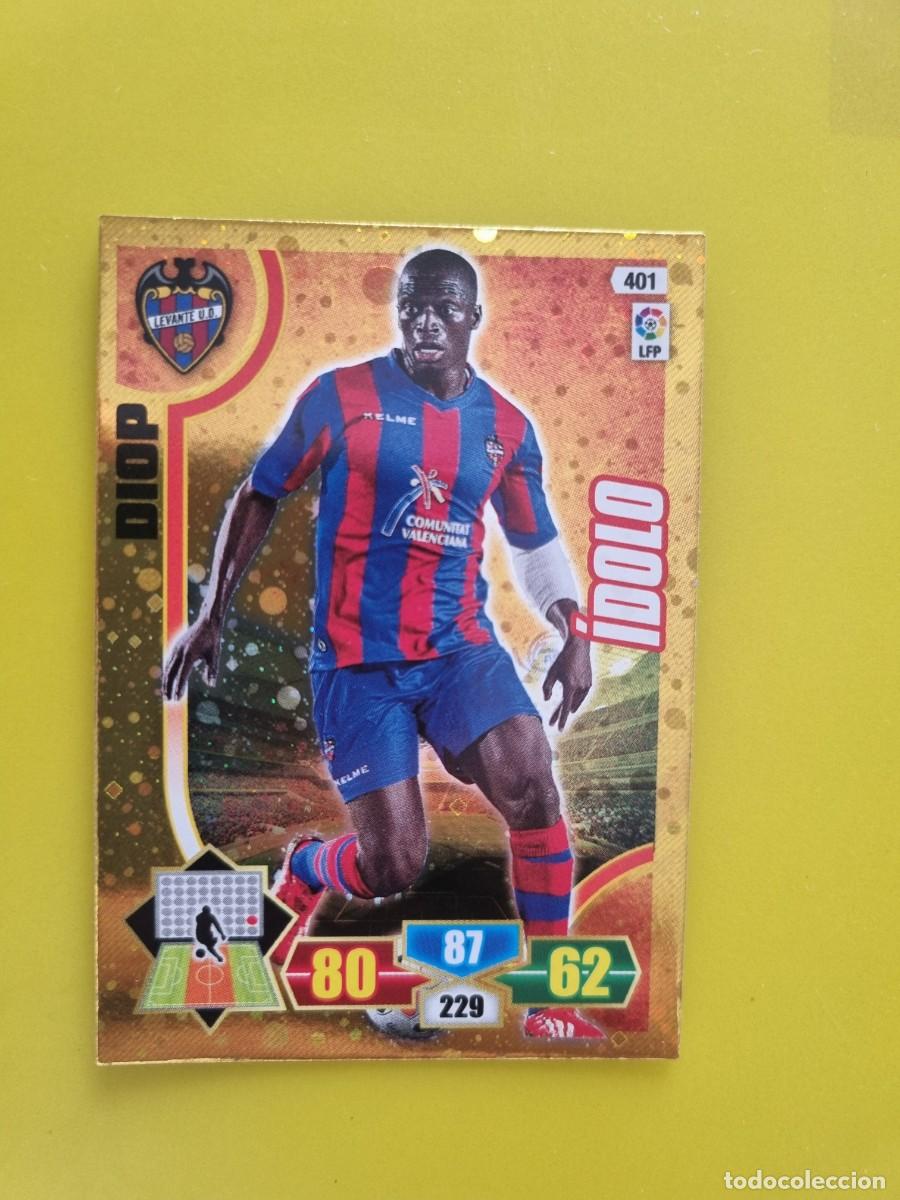 Cromos de f&uacute;tbol: PANINI ADRENALYN 13 14 2013 2014 NUNCA PEGADO SIN PEGAR DIOP LEVANTE 401 AR926
