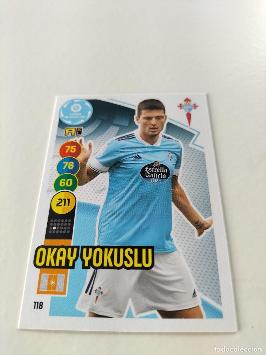Cromos de f&uacute;tbol: 1 CROMO FICHA PANINI ADRENALYN TEMPORADA 20-21 2020-2021 R.C CELTA OKAY YOKUSLU