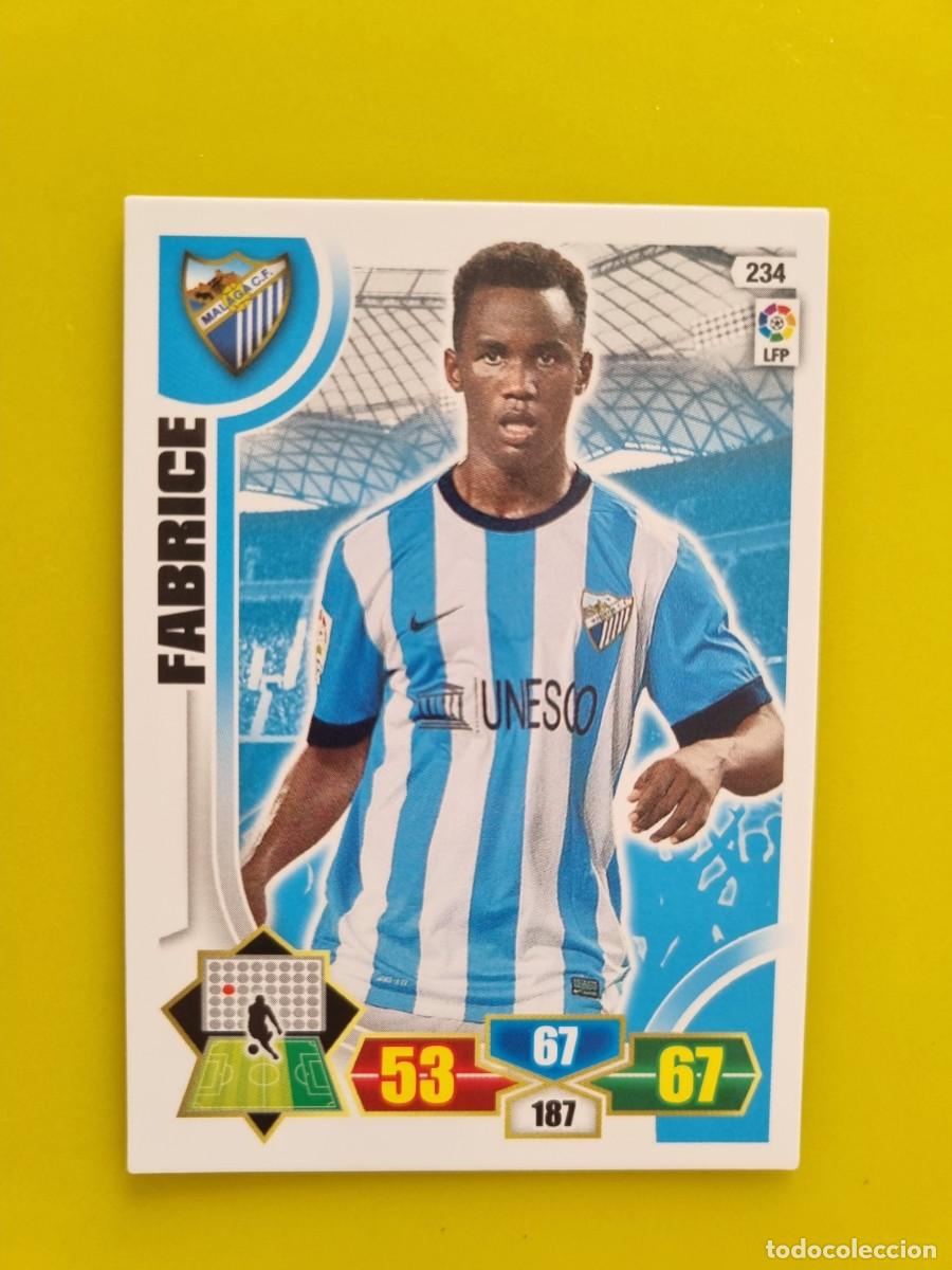 Cromos de f&uacute;tbol: PANINI ADRENALYN 13 14 2013 2014 NUNCA PEGADO SIN PEGAR FABRICE MALAGA 234 AR926