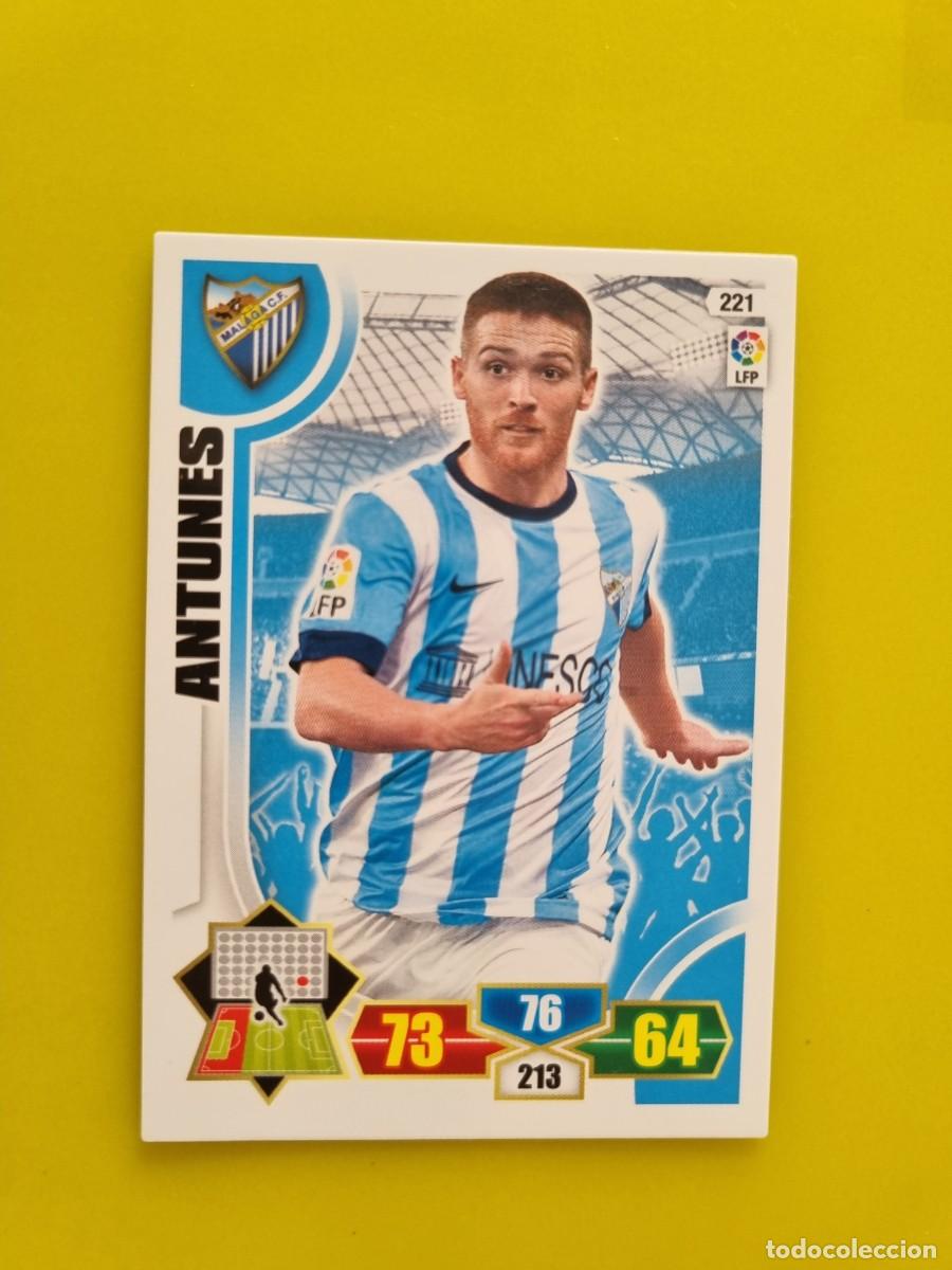 Cromos de f&uacute;tbol: PANINI ADRENALYN 13 14 2013 2014 ANTUNES MALAGA 221 AR926