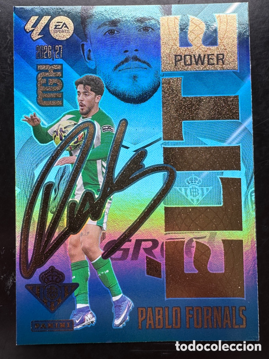 Cartes &agrave; collectionner de Football: Pablo Fornals Elite Power Betis 14P Megacracks 2026/27