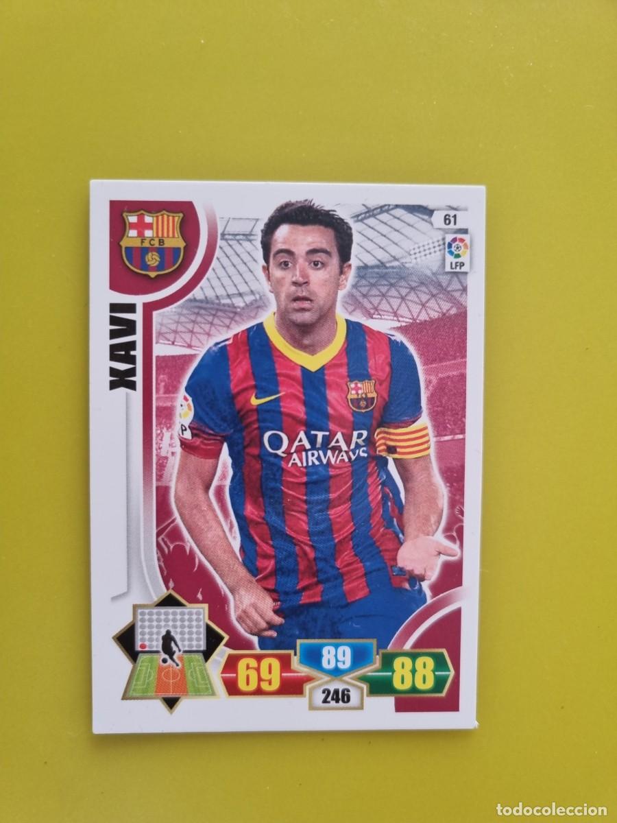 Cromos de f&uacute;tbol: PANINI ADRENALYN 13 14 2013 2014 XAVI FC BARCELONA 61 AR926