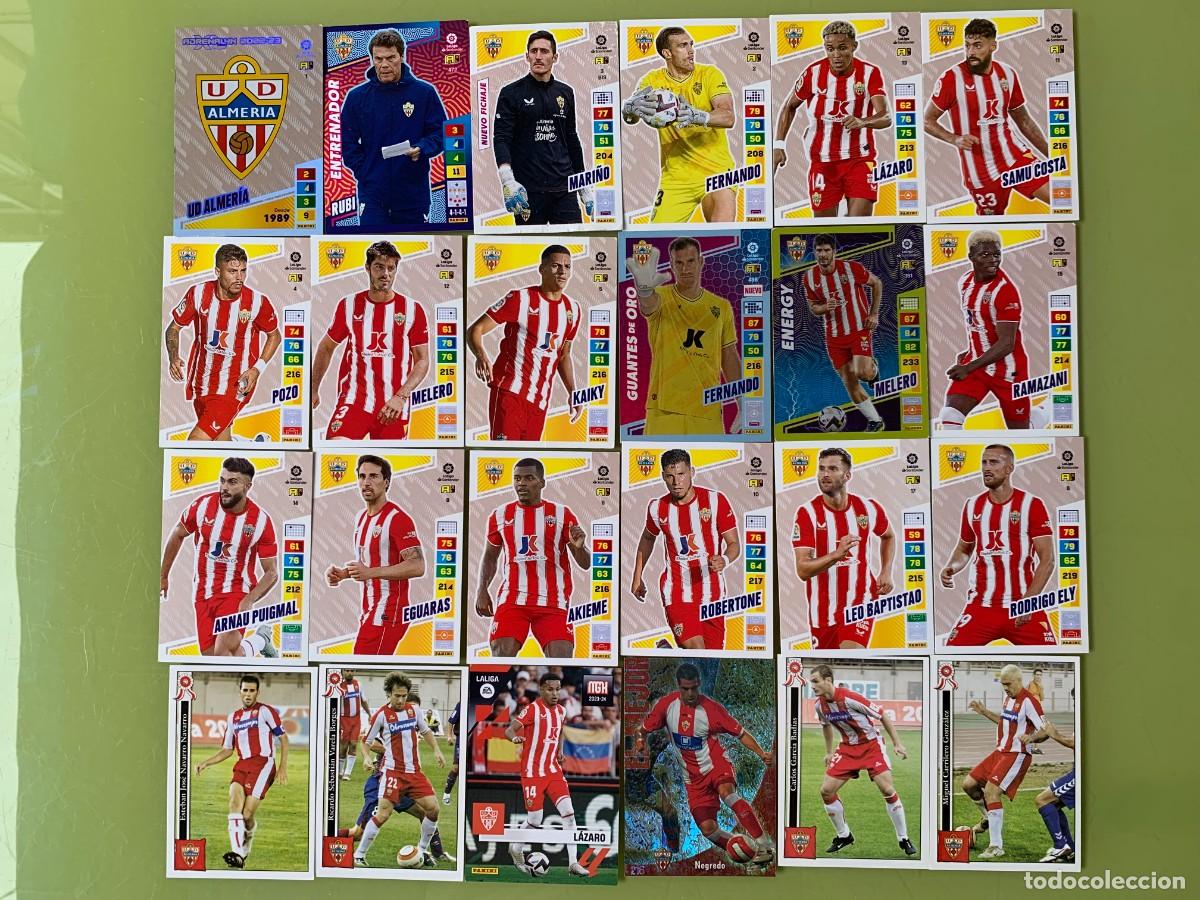 Cromos de f&uacute;tbol: LOTE DE CROMOS DEL ALMERIA