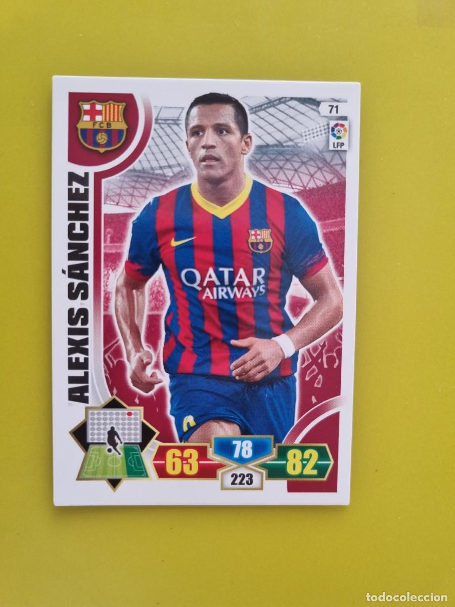 Cromos de f&uacute;tbol: PANINI ADRENALYN 13 14 2013 2014 ALEXIS SANCHEZ FC BARCELONA 71 AR926