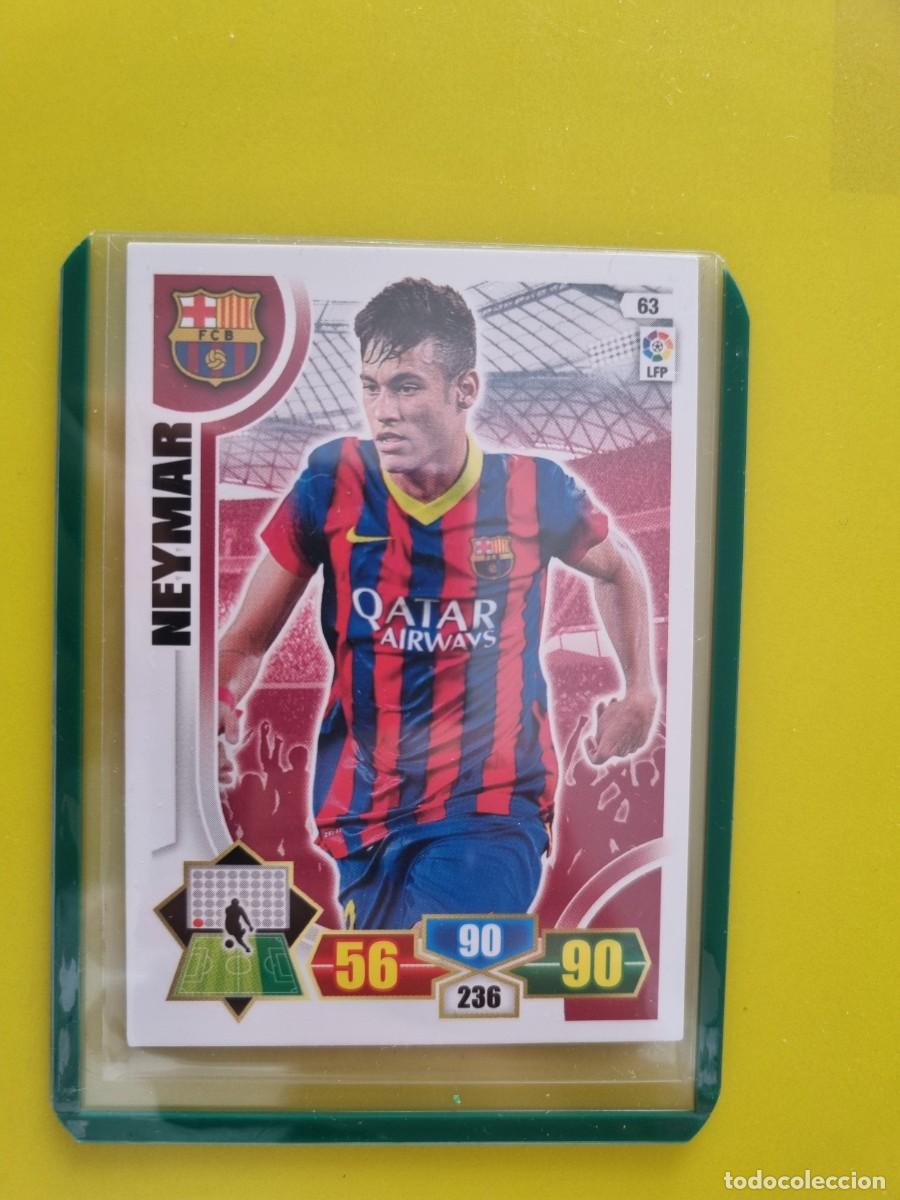 Cromos de f&uacute;tbol: PANINI ADRENALYN 13 14 2013 2014 NEYMAR FC BARCELONA 63 AR926