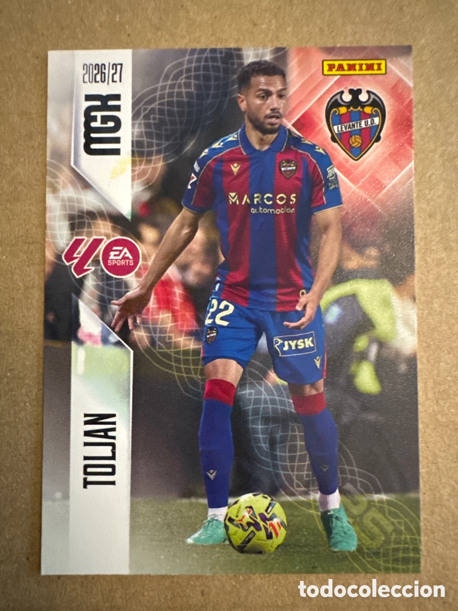 Cromos de f&uacute;tbol: # 202 Toljan Levante Megacracks 26 27 2026 2027
