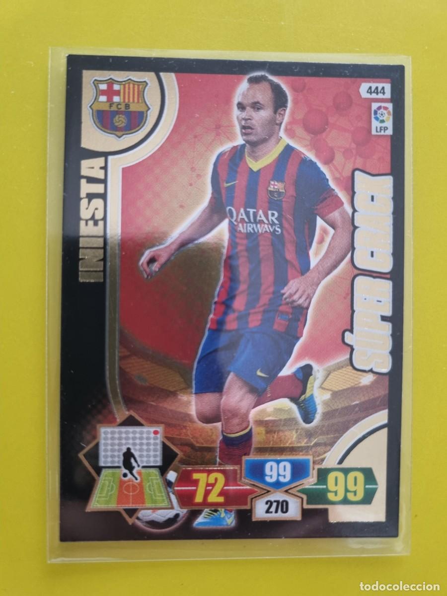 Cromos de f&uacute;tbol: PANINI ADRENALYN 13 14 2013 2014 INIESTA FC BARCELONA 444 AR926