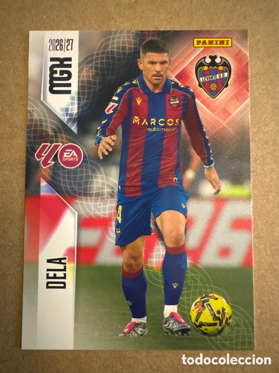 Cromos de f&uacute;tbol: # 203 Dela Levante Megacracks 26 27 2026 2027
