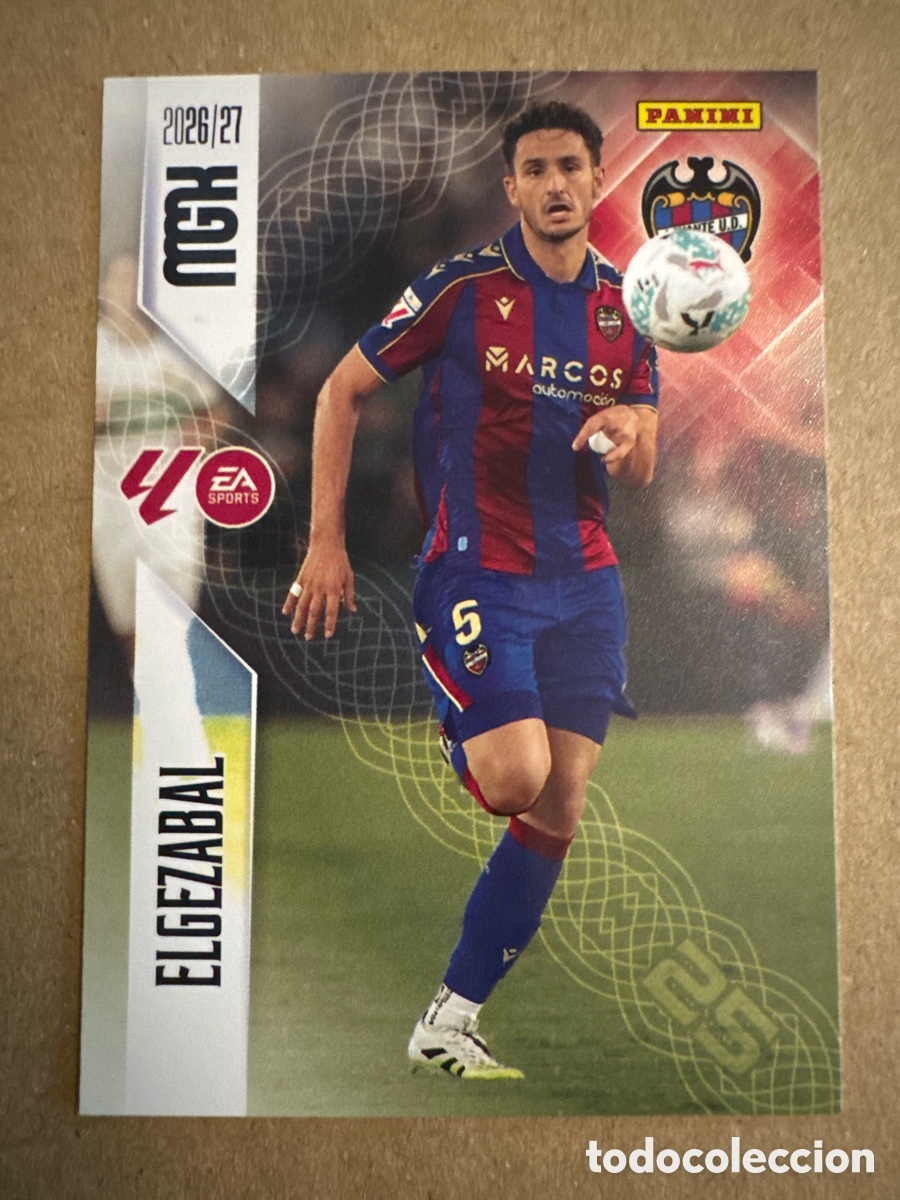 Cromos de f&uacute;tbol: # 204 Elgezabal Levante Megacracks 26 27 2026 2027