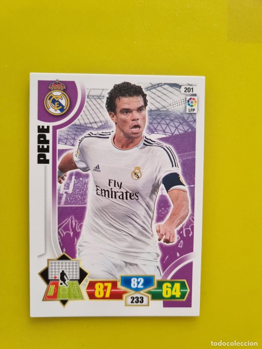 Cromos de f&uacute;tbol: CROMO FTUBOL PANINI ADRENALYN 13 14 2013 2014 PEPE REAL MADRID 201 AR926