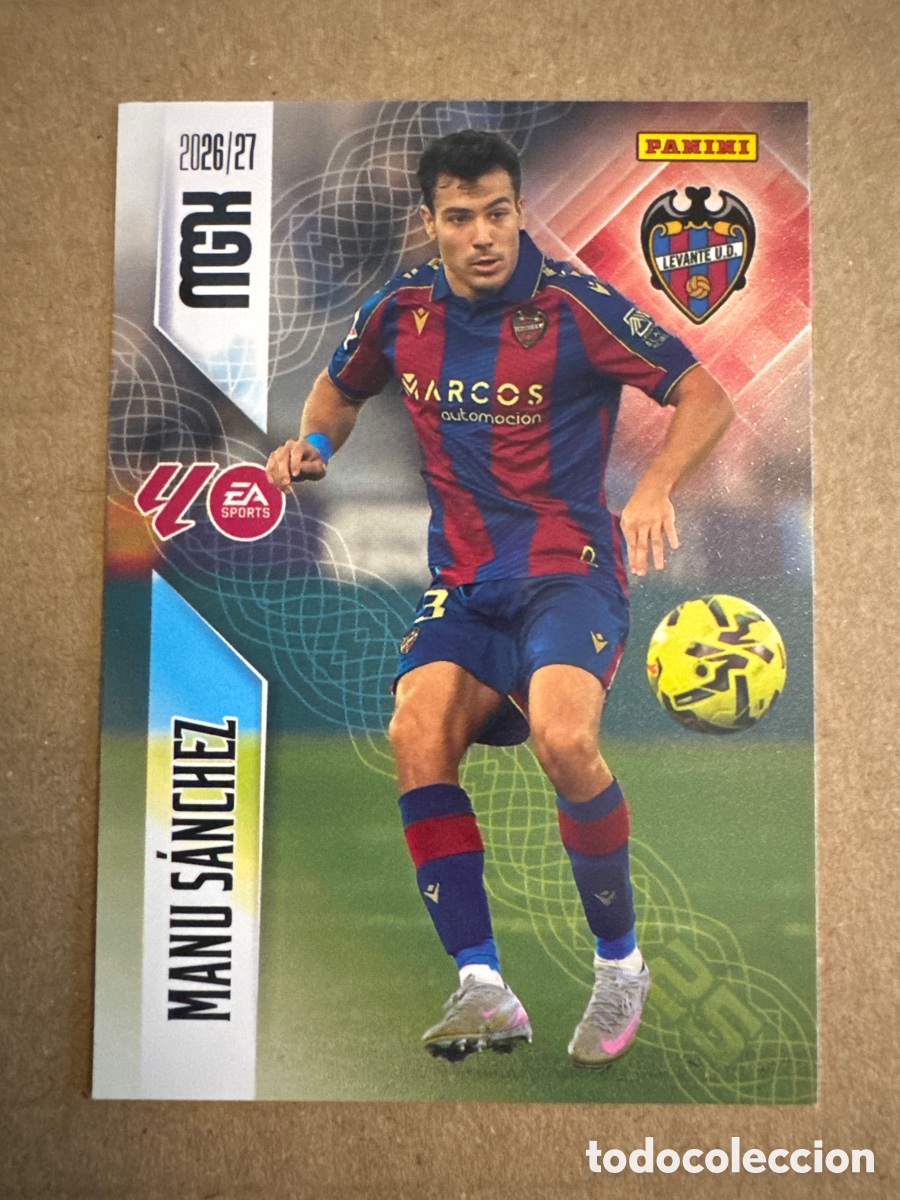 Cromos de f&uacute;tbol: # 206 Manu S&aacute;nchez Levante Megacracks 26 27 2026 2027