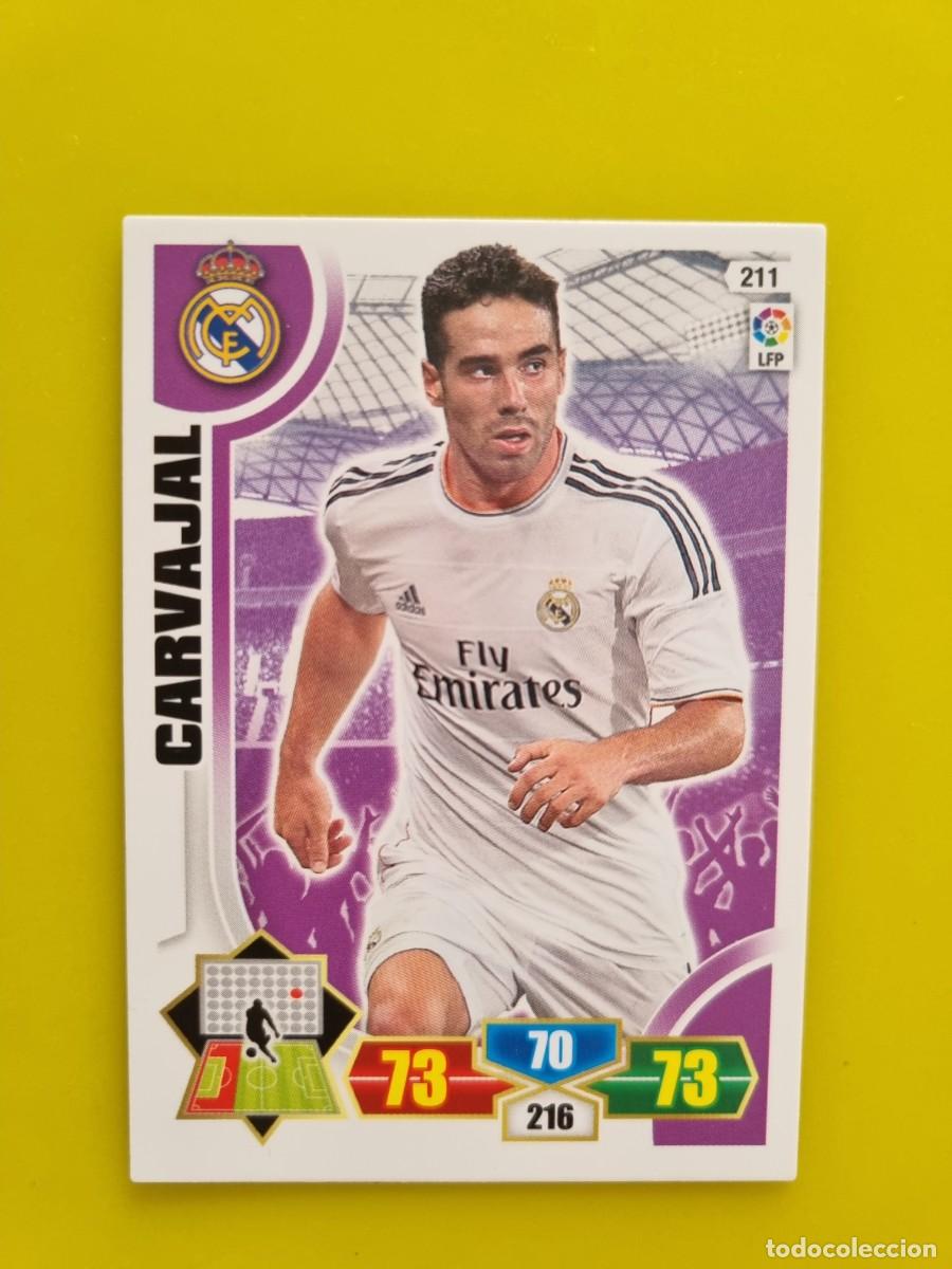 Cromos de f&uacute;tbol: CROMO FTUBOL PANINI ADRENALYN 13 14 2013 2014 CARVAJAL REAL MADRID 211 AR926