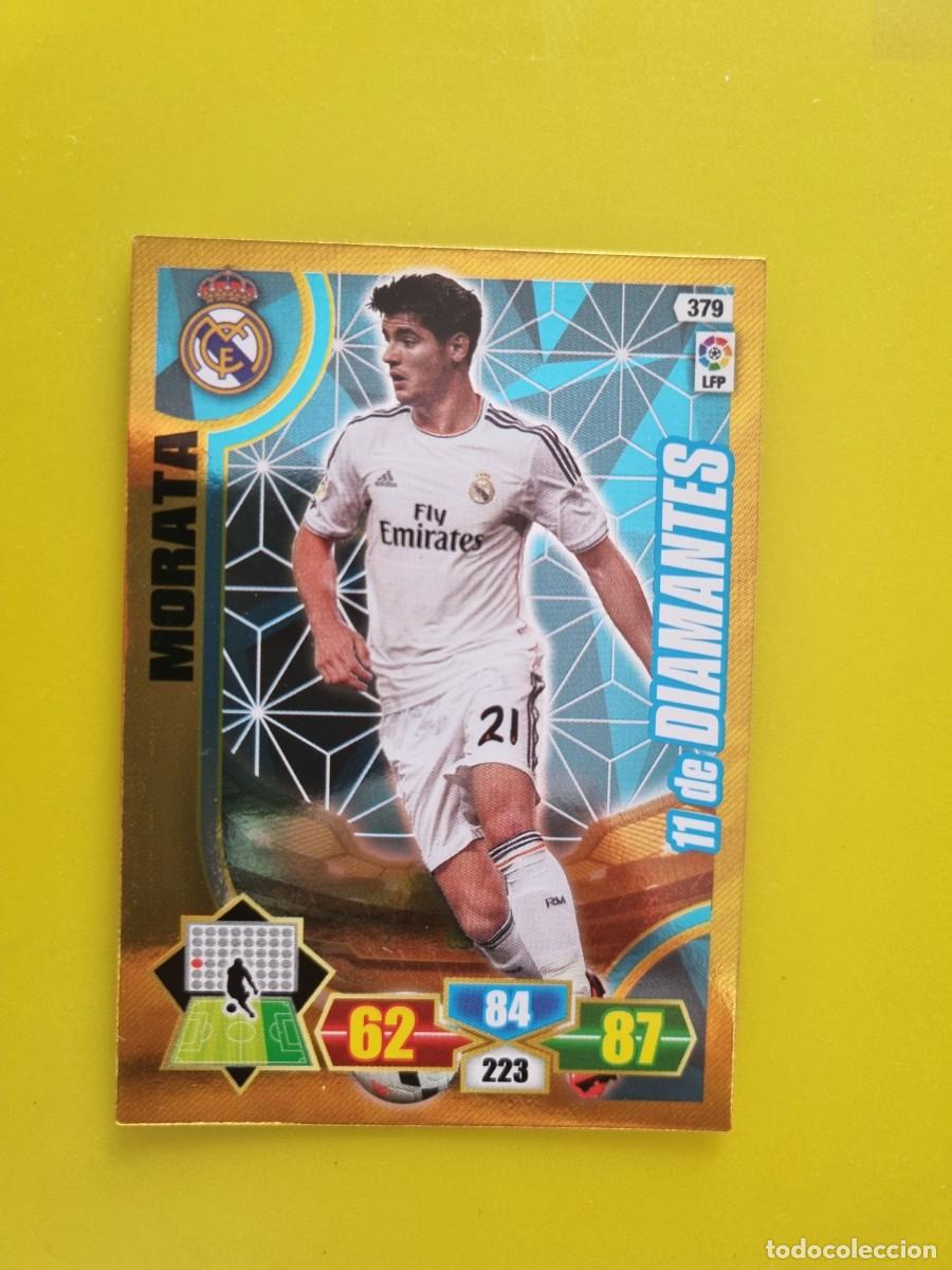 Football Stickers: CROMO ADRENALYN 13 14 2013 2014 MORATA 11 DE DIAMANTES REAL MADRID 379 AR926
