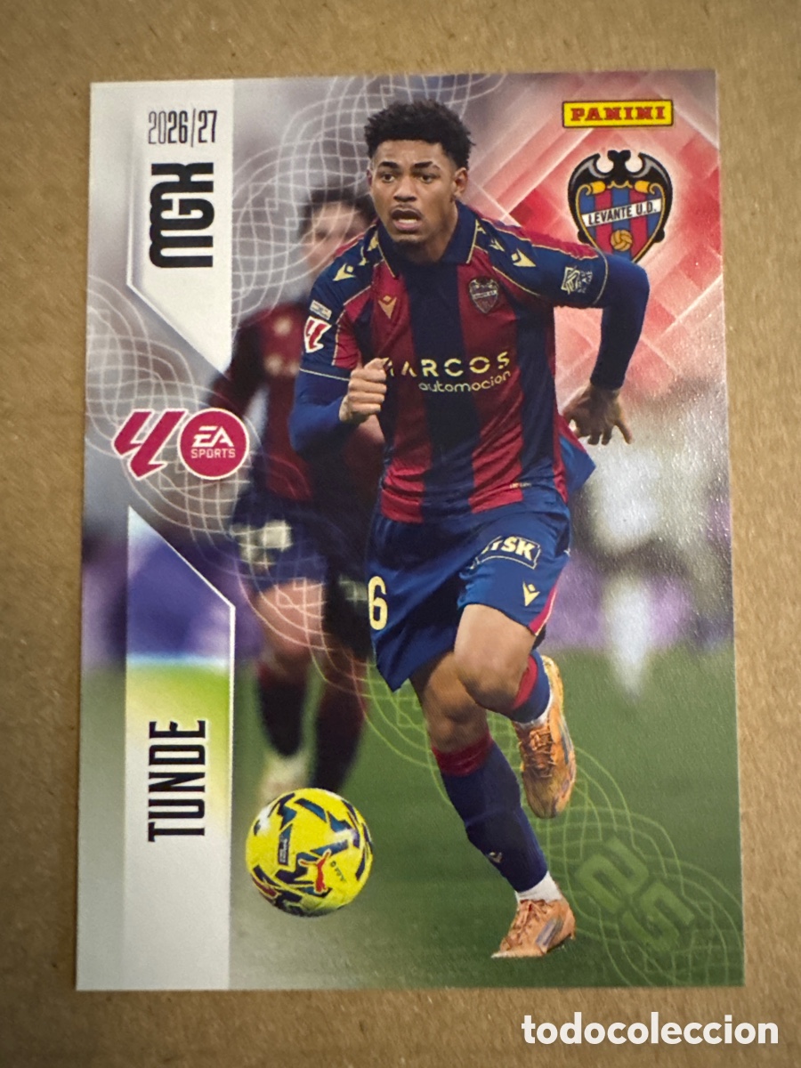 Cromos de f&uacute;tbol: # 212 Tunde Levante Megacracks 26 27 2026 2027