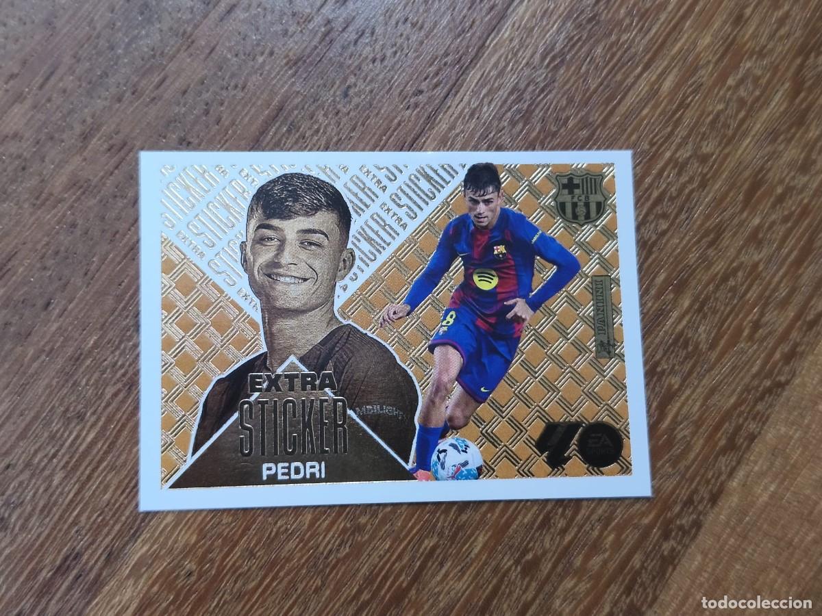 Cromos de f&uacute;tbol: EDICIONES ESTE 2026 2027 26 27 EXTRA STICKER BARCELONA PEDRI BRONCE SIN PEGAR