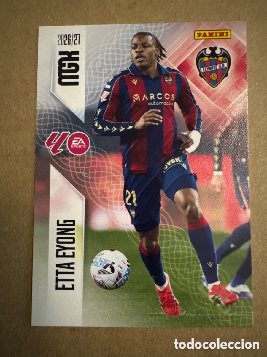 Cromos de Futebol: # 216 Etta Eyong Levante Megacracks 26 27 2026 2027