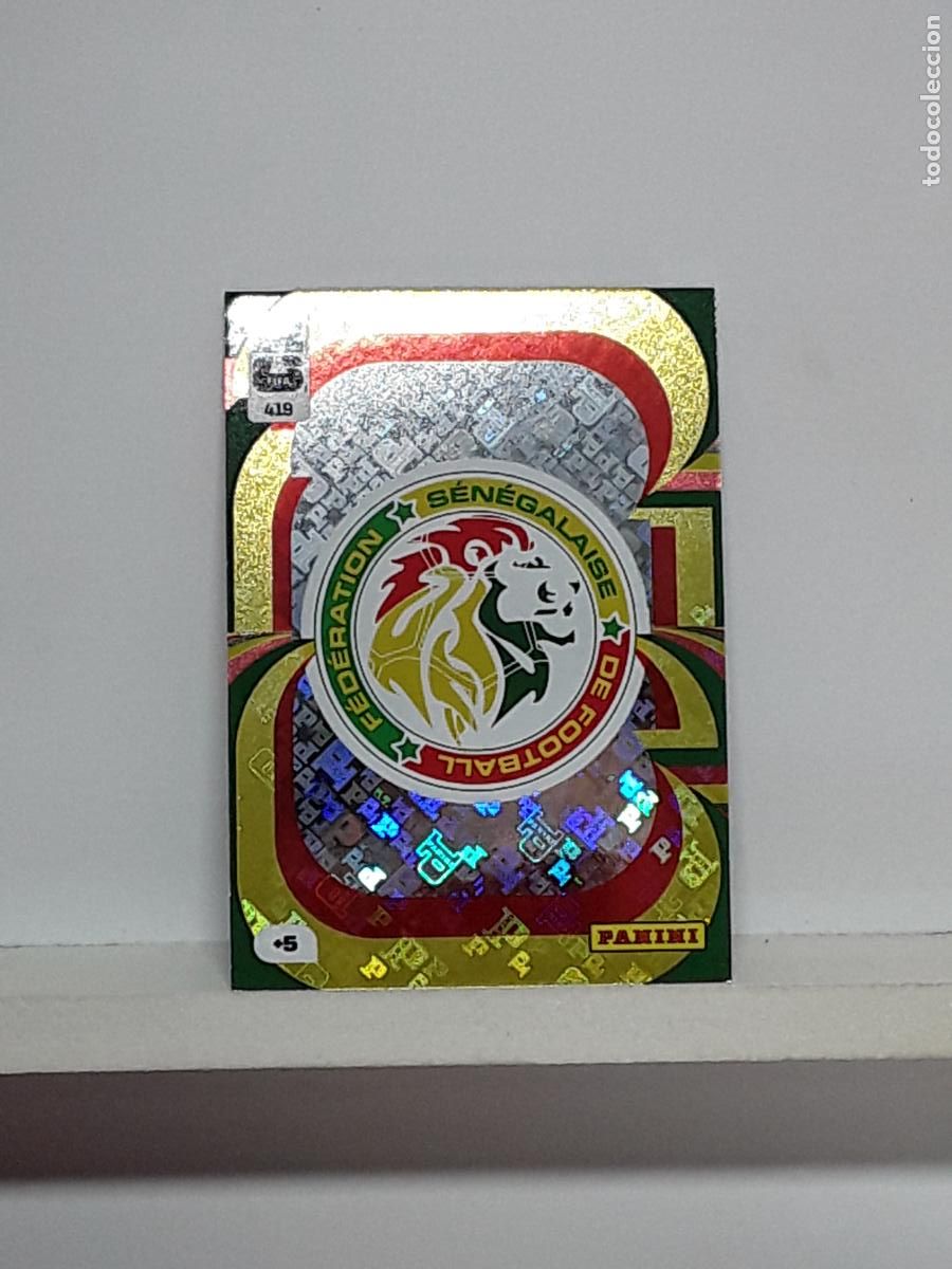 Cromos de f&uacute;tbol: ADRENALYN MUNDIAL 2026 WORLD CUP 26 ALBUM PANINI N 419 SENEGAL ESCUDO LOGO