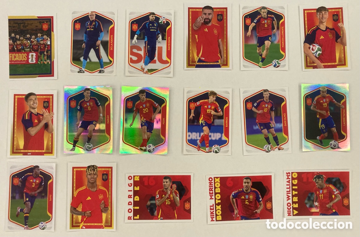 Cromos de f&uacute;tbol: Cromos vamos Espa&ntilde;a mundial 2026