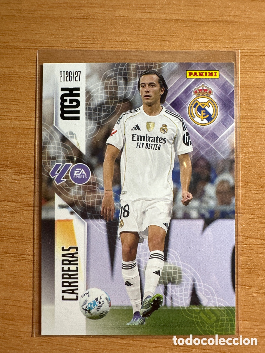 Cromos de f&uacute;tbol: 224 &Aacute;LVARO CARRERAS REAL MADRID MEGACRACKS 2026 2027 (MGK 26 27)