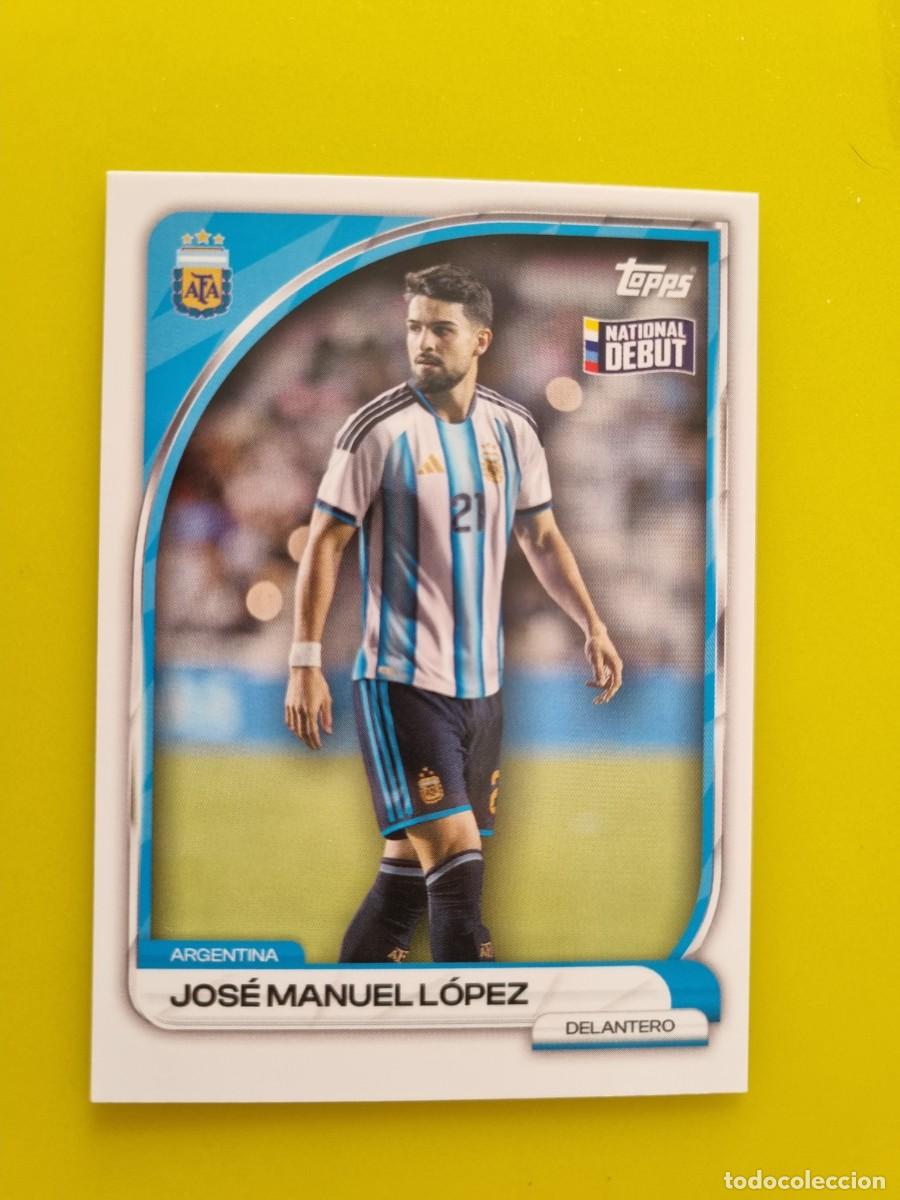 Cromos de f&uacute;tbol: CROMO FUTBOL ARGENTINA TOOPS COLLECTOR TIN AFA 26 2026 JOSE MANUEL LOPEZ 15 AR926