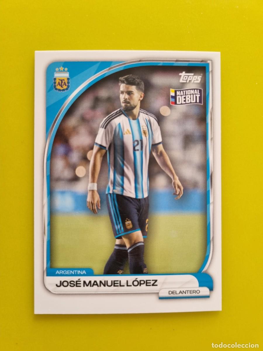 Cromos de f&uacute;tbol: CROMO FUTBOL ARGENTINA TOOPS COLLECTOR TIN AFA 26 2026 JOSE MANUEL LOPEZ 15 AR926