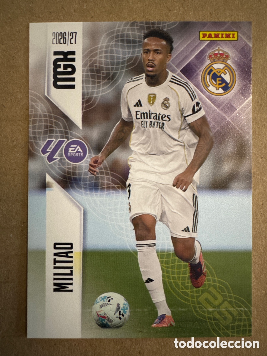 Cromos de f&uacute;tbol: # 221 Militao Real Madrid Megacracks 26 27 2026 2027