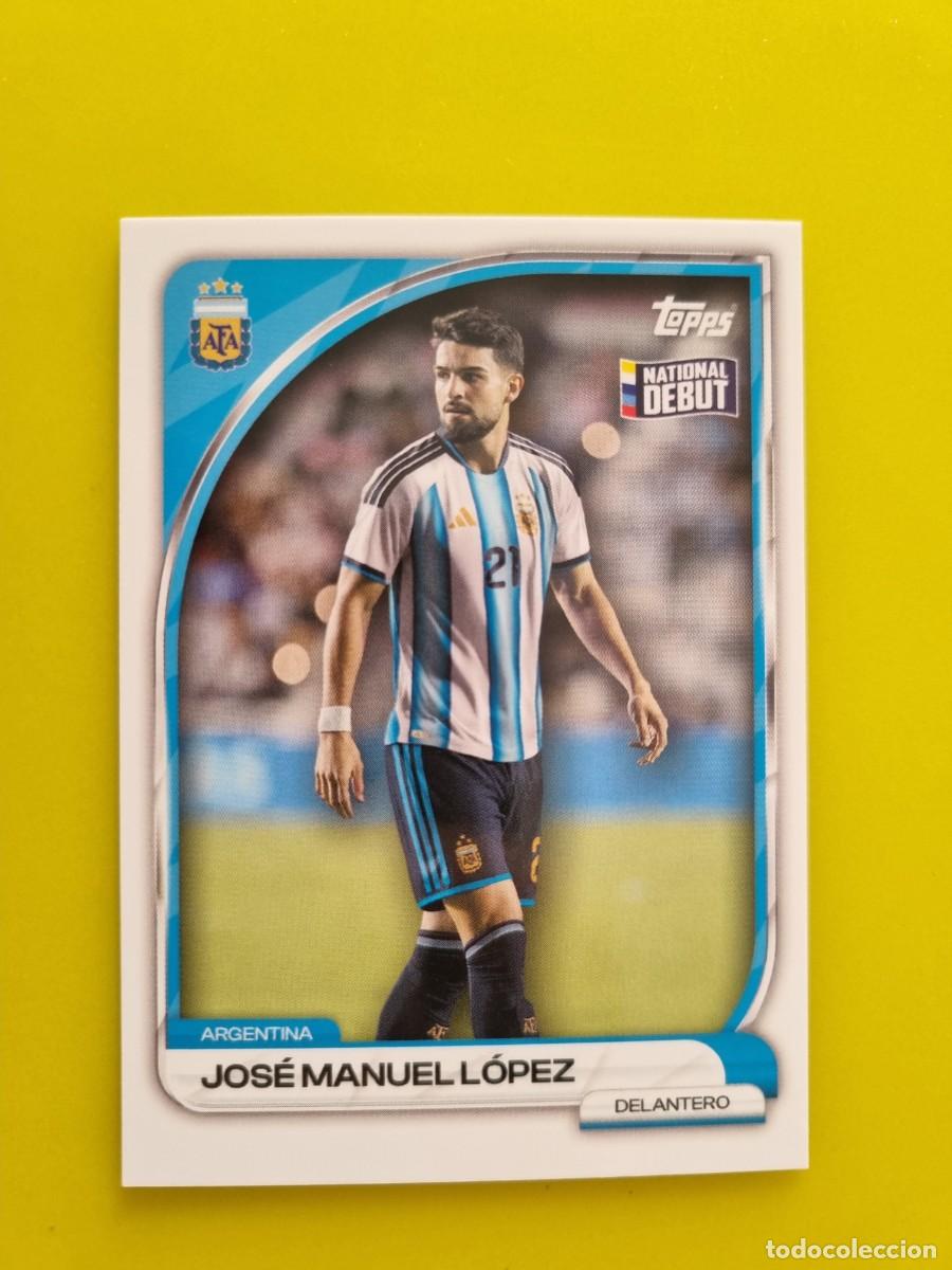 Cromos de f&uacute;tbol: CROMO FUTBOL ARGENTINA TOOPS COLLECTOR TIN AFA 26 2026 JOSE MANUEL LOPEZ 15 AR926